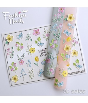 3D Слайдер Fashion Nails №124
